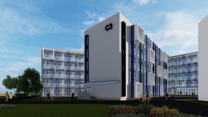 Közel nyolcszáz hallgatót tud majd befogadni a nagyváradi egyetem új bentlakása