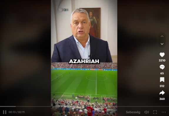 Futball, Nobel-díj, nemzetpolitika, háború – Orbán Viktor kiértékelte az októberi eseményeket