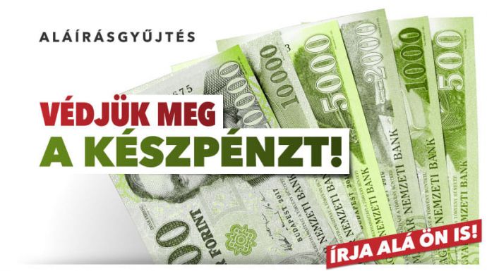 Alkotmánymódosítást kezdeményez egy magyar párt a készpénz védelmében
