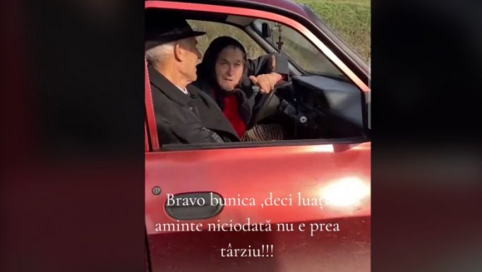 Egy Kolozs megyei nagymama a TikTok sztárja: 68 évesen végezte el a sofőriskolát