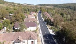 Felavatták az utóbbi évek egyik legnagyobb felújított útszakaszát Szatmár megyében