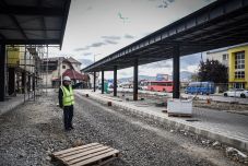 Lassan haladnak a csíkszeredai buszpályaudvar felújításával