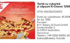 Visszavonta a Kaufland: apró kék műanyagdarabok lehetnek az epres-rebarbarás pitében