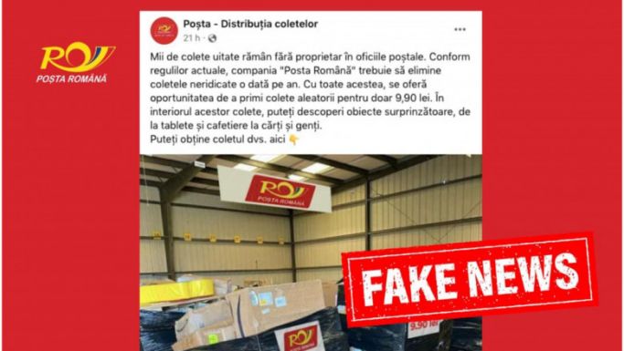Vigyázat: online csalókra figyelmeztet a Román Posta
