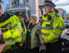 Ezúttal Londonban vették őrizetbe Greta Thunberget