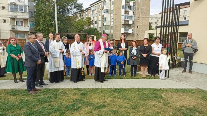 Felavatták a nagyváradi Szent László Óvoda új épületszárnyát