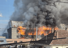 Kigyulladt egy dési szálloda