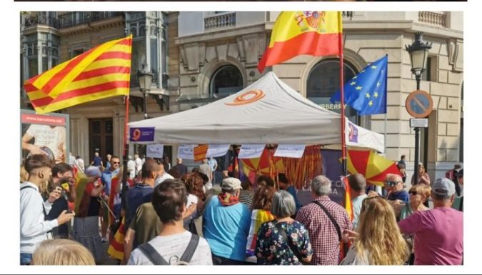 Ezúttal az önrendelkezés ellen tüntettek Barcelonában