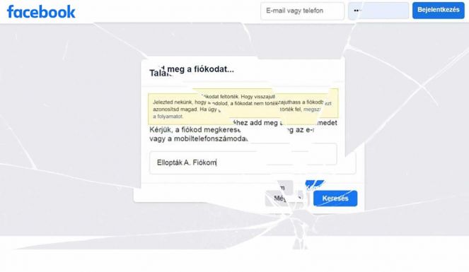 Így lopják el a Facebook-profilod