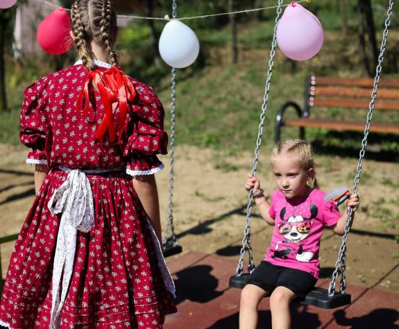 Játszóteret építettek és adtak át Szilágybagoson