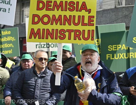 A tüntető gazdák képviselőit fogadta a mezőgazdasági miniszter