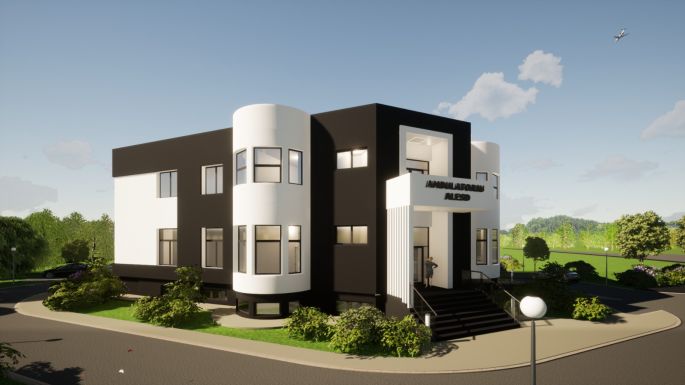 Hatmillió eurós kormánytámogatással új épületbe költözhetnek az élesdi kórház járóbetegrendelői