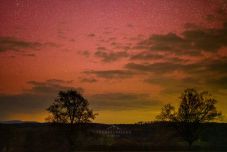 Székelyföldön is látni lehetett a sarki fényt