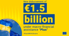 Az EU további 1,5 milliárd euró pénzügyi támogatást nyújt Ukrajnának