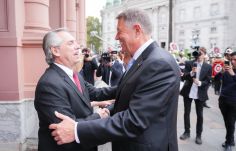 Klaus Iohannis államfőt fogadta Alberto Fernandez argentin elnök
