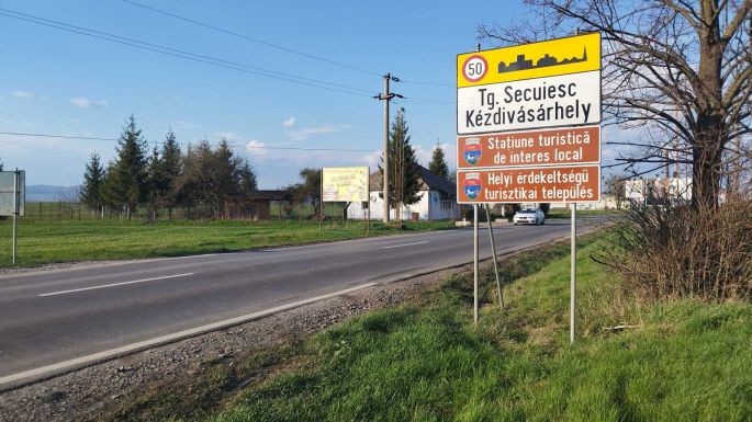 Turisztikai település Kézdivásárhely, és ezt már táblák is jelzik