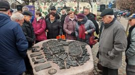 Miniatűr, de látványos bronzmakett Kézdivásárhelyről