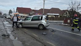 Személyautó és kisteherautó ütközött egymásnak Madéfalván