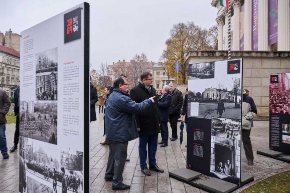 A temesvári forradalomról nyílt kiállítás a Magyar Nemzeti Múzeumban