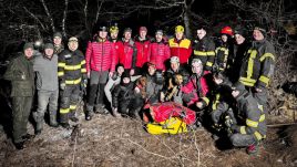 Tizenöt méter mély gödörbe zuhant két kutya, megmentették az állatokat