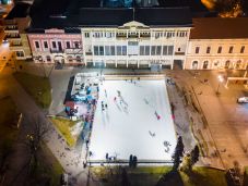 Túl meleg van, bezárták a korcsolyapályát Sepsiszentgyörgyön