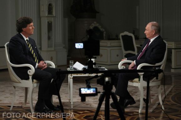 Tucker Carlson: Putyin kompromisszumokat kötne a háború lezárásáért