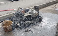 Építkezési törmelék és textilhulladék dugaszolta el a sepsiszentgyörgyi csatornarendszert