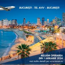 Újraindította rendszeres izraeli járatait a Tarom