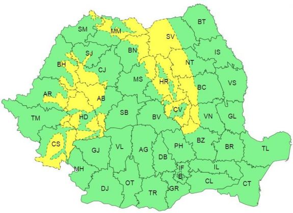 Havazás és hóviharok várhatók péntek reggelig