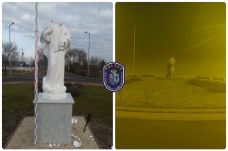 Őrizetbe vették a romániai férfit, aki lefejezte a dunavecsei Szűzanya-szobrot (VIDEÓ)