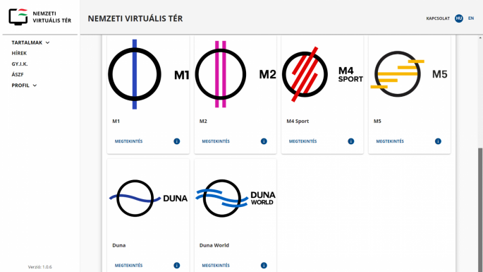 Nézni már szabad, csak még nem lehet - Elindult a Nemzeti Virtuális Tér, de a regisztrációnál elakad a rendszer