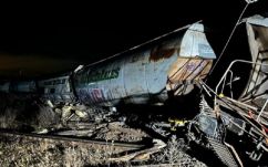 Kisiklott egy gabonát szállító tehervonat – átmenetileg a vasúti forgalmat lezárták