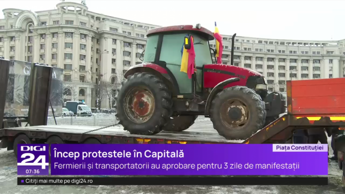 Totális érdektelenségbe fulladt a Diana Șoșoacáék által szervezett gazdatüntetés a parlament előtt