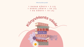 Bővítsd a könyvtárad! – Mentett könyvek vására Nagyváradon