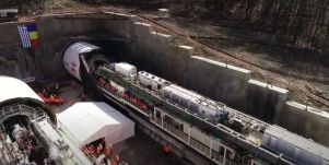 Eleni fúrja a leghosszabb romániai vasúti alagutat