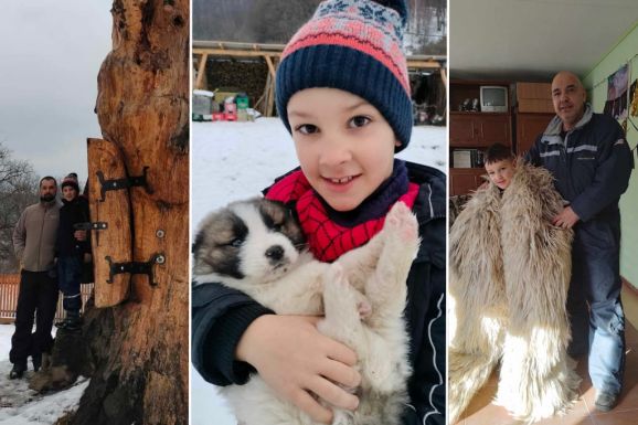 Az apa, aki egyhetes mesterségnézőbe vitte fiát a vakációban: jártak gazdánál, gazdasszonynál, fakitermelésen, kovácsnál és bányában is