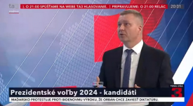„A vártnál is jobb eredmény érhető el” – Forró Krisztián a pozsonyi hírtelevízió választási műsorában