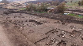 Ősi temetőt tártak fel a Temesvár–Arad vasútvonal mentén