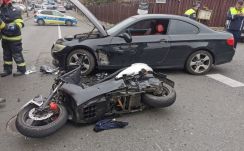 Súlyos motorbaleset Kolozsváron
