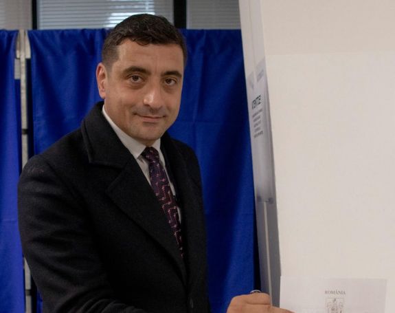 George Simion már szavazott az elnökválasztáson