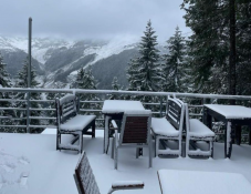 Lehullt az első hó Máramaros hegyvidékén