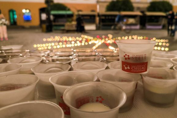 Egymillió csillag: gyertyagyújtás hét településen a rászorulókért