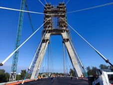 Célegyenesben a szatmári harmadik Szamos-híd építése