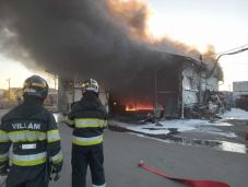 Tűz ütött ki Székelykeresztúron egy fémmegmunkáló üzemben