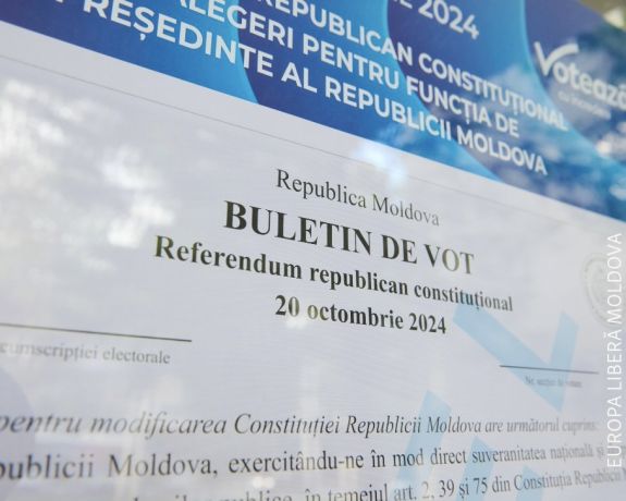 Részleges eredmények: A szavazók több mint fele nem-et mondott a Moldovai Köztársaság EU-csatlakozására.