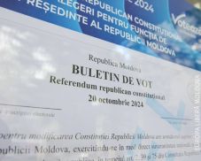 Részleges eredmények: A szavazók több mint fele nem-et mondott a Moldovai Köztársaság EU-csatlakozására.