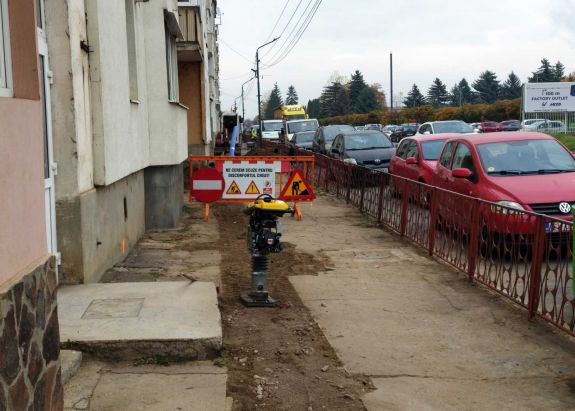 Újabb vízvezetékcsere Kézdivásárhelyen