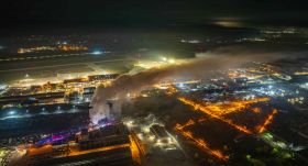 Kigyulladt a pataréti romatelep 