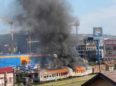 Tűz ütött ki a kolozsvári vasútállomás területén