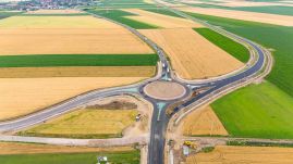 Átadás előtt a sepsiszentgyörgyi terelőút: az utolsó simításokat végzik